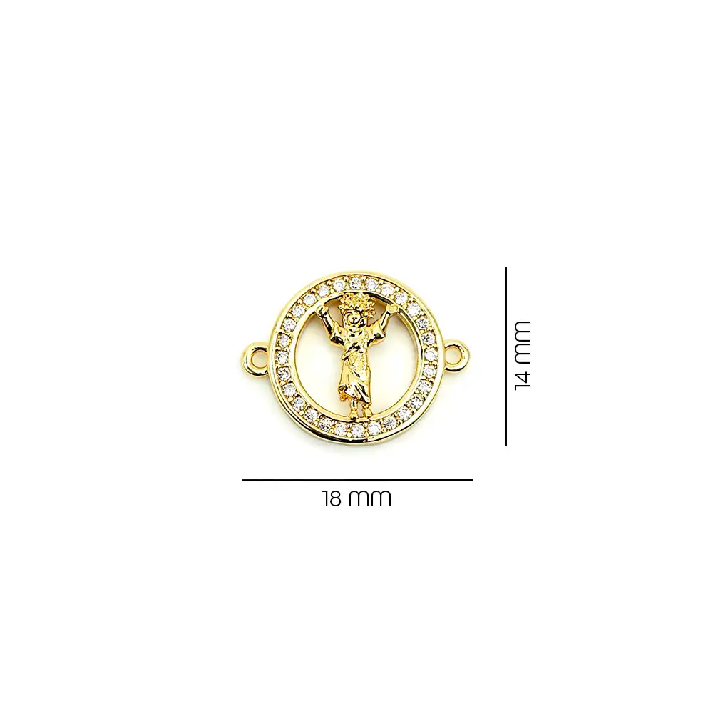 Separador Latón Rodio Divino Niño